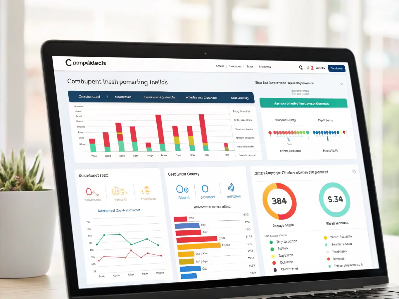 A screenshot of the ConfiTrek dashboard, showcasing key compliance metrics, upcoming deadlines, and overdue items, providing a clear overview of the agency's training status.