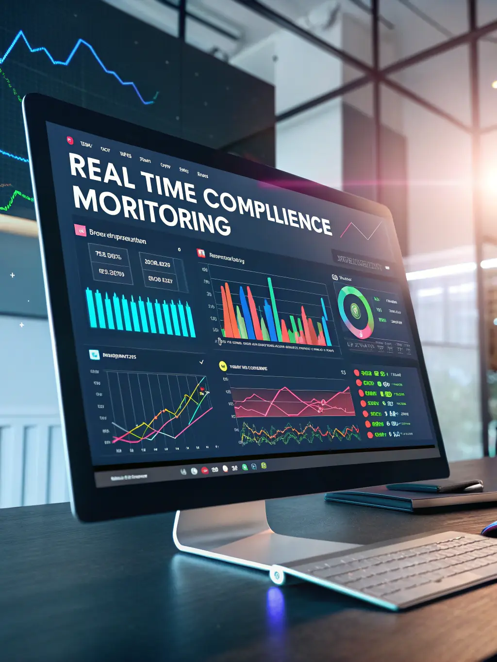 A ConfiTrek dashboard showing a unified view of all credential types, highlighting overall agency compliance status.